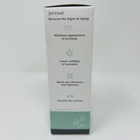 Juvenae Skincare Anti Aging Cream Moisturizer Wrinkles Sunspot Tightness New $60 - Picture 5 of 7